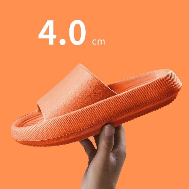 New Women Bathroom Indoor Slippers Unisex Men Slippers Beach Sandals Flip Flops EVA Soft Flat Shoes Female Platform Slippers