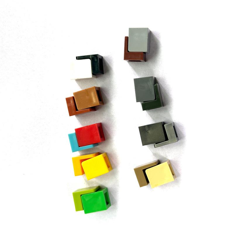 Non-Toxic 10Pcs 6231 Corner Wall Panels Building Blocks Moc Color Accessories Compatible With Brick Children Toy Assembly Gift