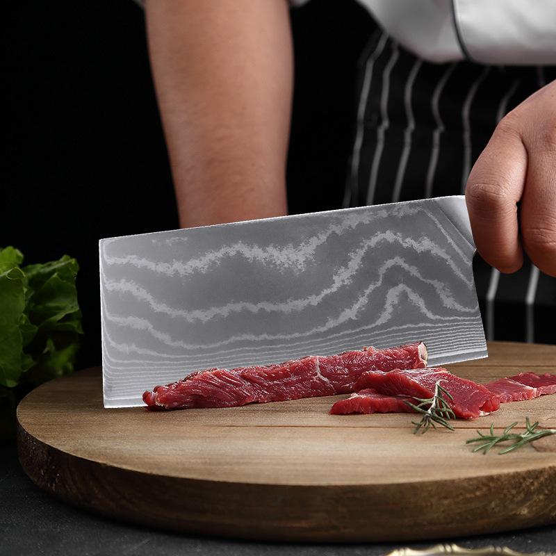 7 Inch Chinese Chef Knife 67-layers Damascus VG10 Steel Blade Cleaver Meat Slicing Vegetables Kitchen Sharp Knife Resin Handle