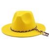 New Wool Wide Brim Floppy Felt Trilby Bowknot Fedora Hat For Elegant Womem Ladies Winter Auturmn Cashmere Gangster Church Hat