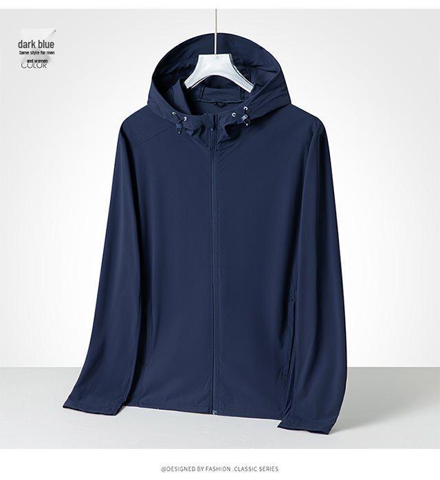 Ice Silk UPF50+ Sun Protection Cardigan - Men's & Women's Thin, Anti-UV Nylon Cover-up