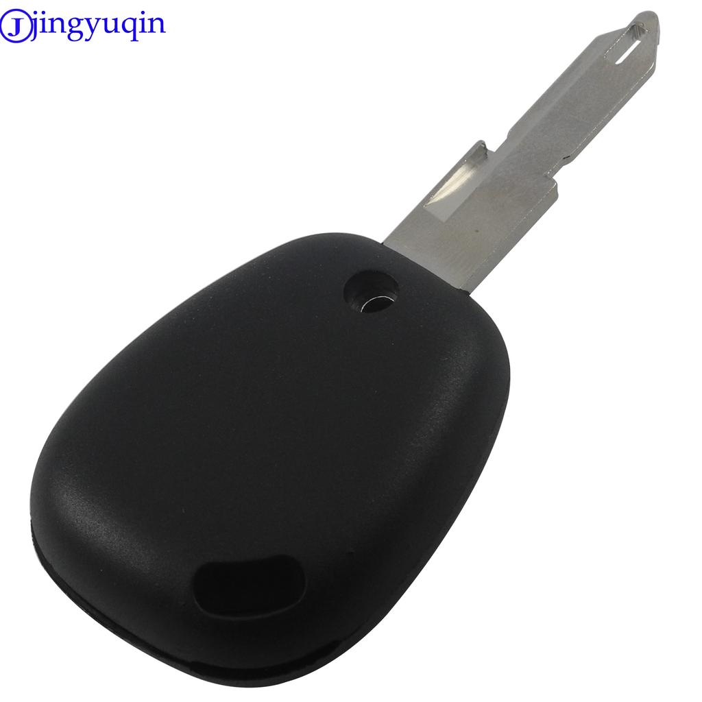 Jingyuqin 1 Taste Autoschlüsselanhänger Fernbedienung Schale Abdeckung Gehäuse Unbearbeiteter Schlüsselbart Styling Für Renault Megane Scenic Laguna Espace Clio