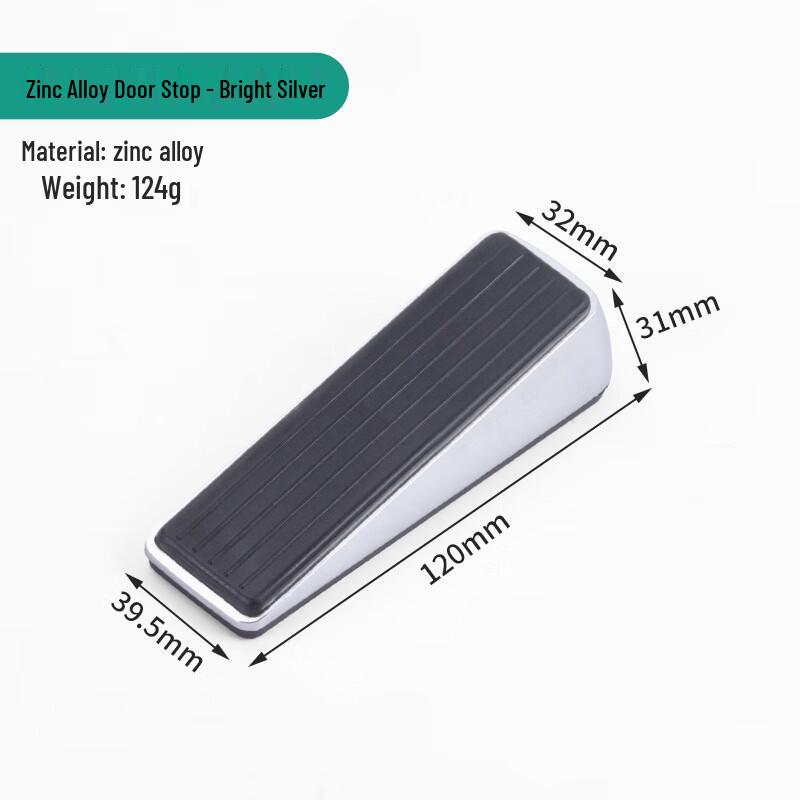 Heavy-Duty Zinc Alloy Door Stopper