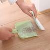 Plastic Mini Desktop Sweep Cleaning Brush Small Broom Dustpan Set Desktop Cleaning Set Nordic Green