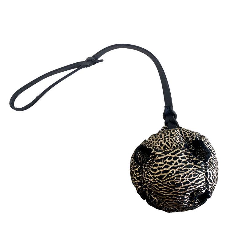 Cowhide Dog Training Bite Ball