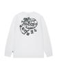 LMC Unbalance Globe Long Slv Tee White