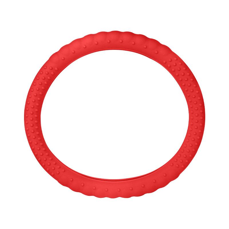 Silicone Steering Wheel Cover Suitable for 38cm Diameter Car Accessories Interior Steering Wheel Protective Decoration Universal