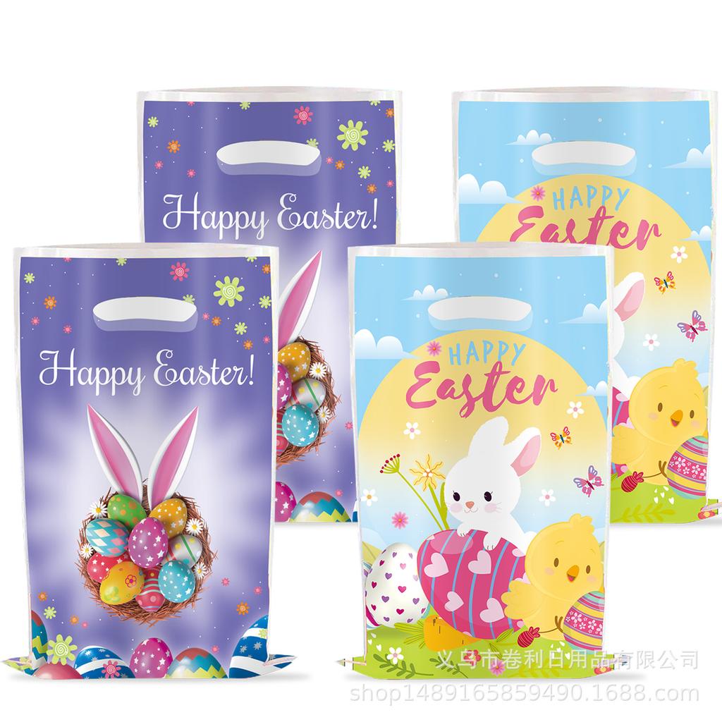 Easter Bunny Theme Party Supplies Easter Decoration Easter Party Banners Disposable Cutlery Arrangement