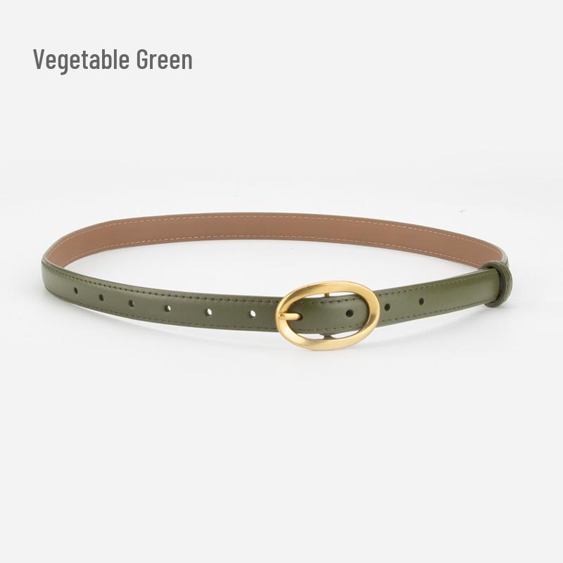 

Женский ремень высокого класса из натуральной кожи с пряжкой-штифтом для украшения платья 100cm