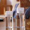 1pc, Portable Transparent PET Refillable Travel Bottle,Suitable for Nail Polish Remover and Toner, Makeup Remover Water Bottle