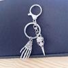 Alloy Bird Head Skull Claw Keychain Key Holder Charm Jewelry Gift Luggage Bag Ornament Car Key Hanging Accessories