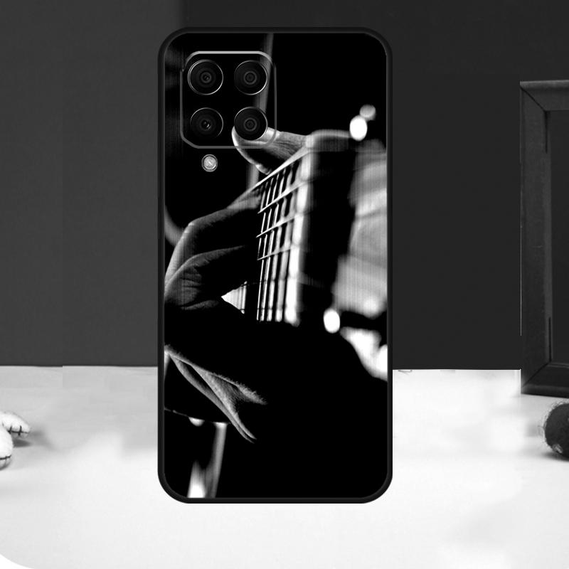 Vintage Music Guitars Case For Samsung Galaxy M55 M35 M15 M56 M36 M16 M31 M21 M13 M33 M53 M12 M32 M52 M14 M34 M54