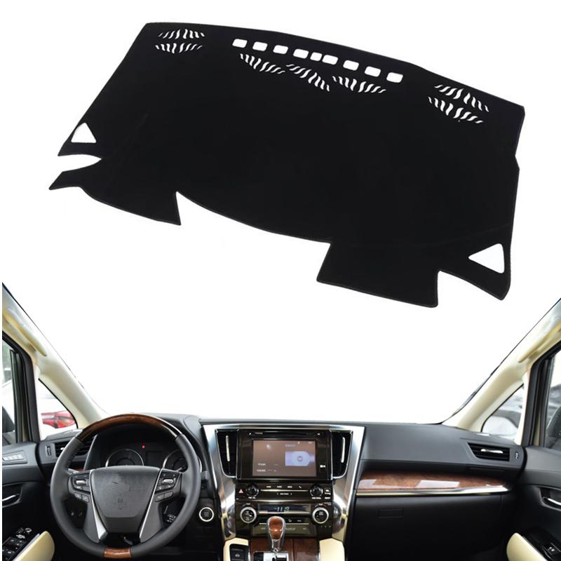 For Toyota Alphard Vellfire 30 AH30 2015- Dashmat Dashboard Cover Mat Pad SunVisor Dash Board Protect Carpet Car Accessories