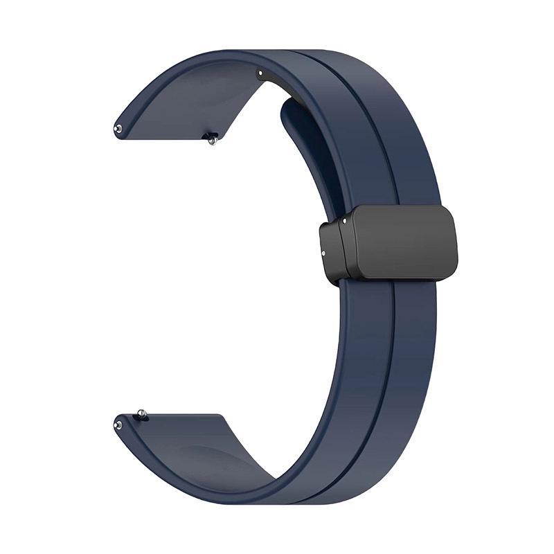 Universal Folding Magnetic Silicone Watch Strap (20mm/12mm)