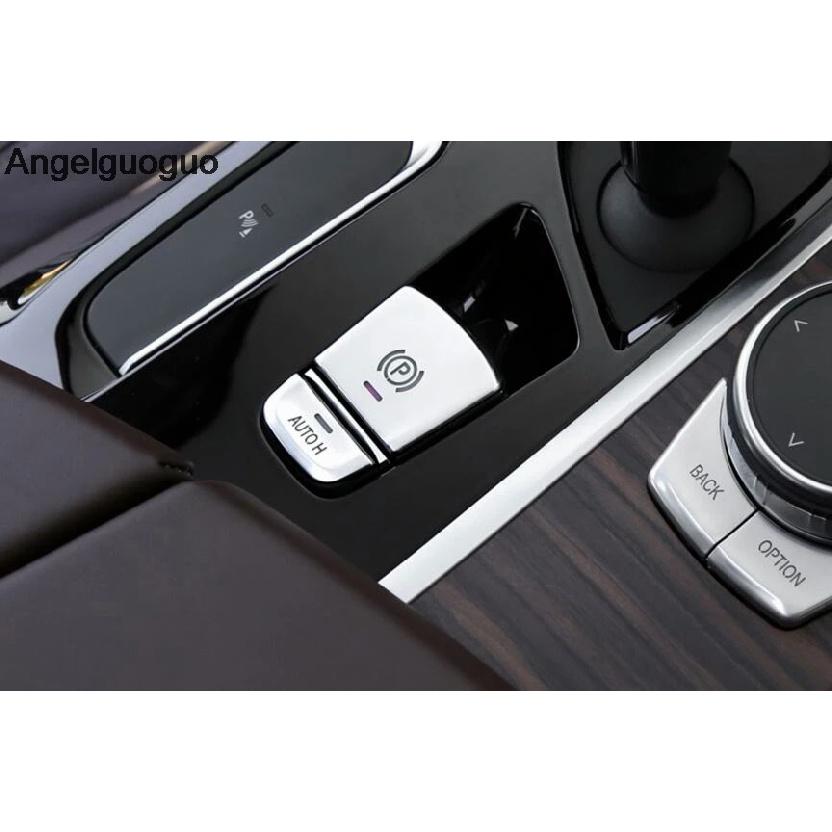 Angelguoguo Zentralhandbremse P Auto H Taste Dekorative Abdeckung Zierleiste Für BMW 5er G30 X3 G01 X4 G02 GT6