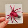 Goth Simulation Spiders Shape Hairpins Hot Girls Punk Duckbill Hair Clip Halloween Ponytail Bangs Hair Clip for Woman