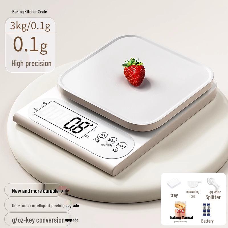 

Compact Precision Kitchen Scale: Accurate Electronic Gram Weighing for Household and Food Use