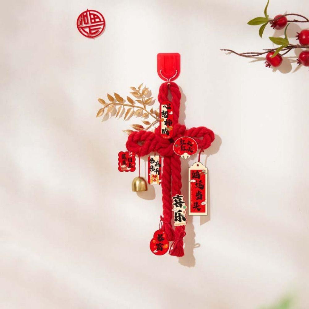 Cotton Spring Festival Pendant Good Luck Wall Door Hanging Ornaments  Housewarming