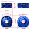WLR RACING - Universal Aluminum AN10 Sandwich Oil Adapter Filter Cooler Plate Kit With 3/4-16 UNF , M20 X 1.5 Fitting WLR6721
