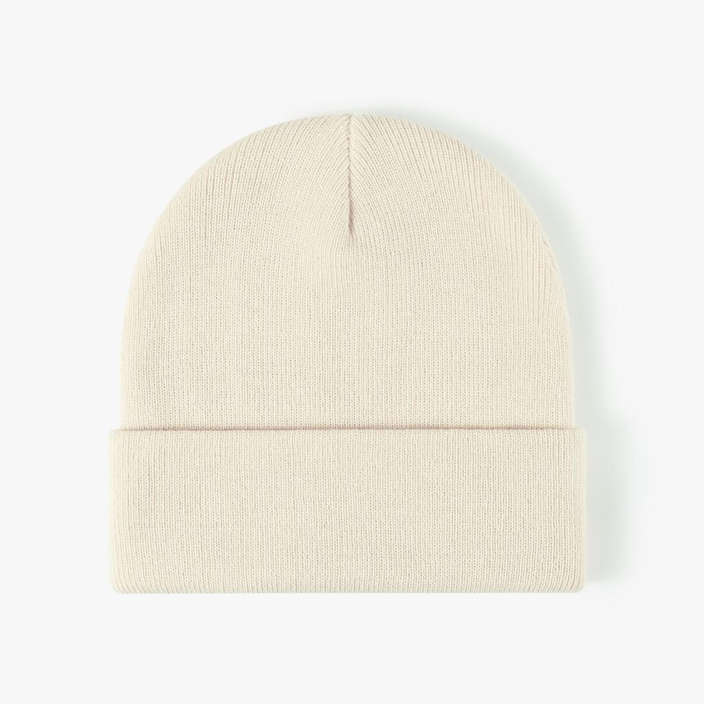 Hat, Winter, Versatile, Students, Knitted Cap, Men, Fashion Warm, Cold Cap, Thickened, Ear Protection, Black Woolen Cap