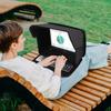 Přenosný skládací kryt proti slunci a pro soukromí na notebook