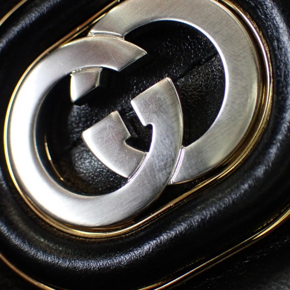 GUCCI  746210_DAAAN_1000 2WAY bag black leather Women