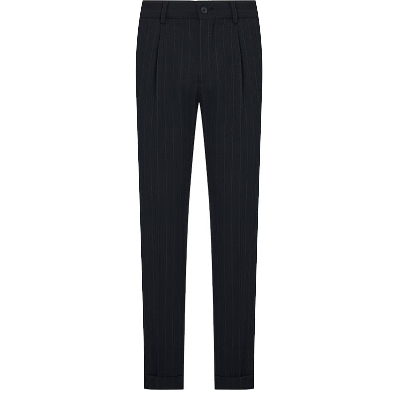 Baoxiniao Men s EBD243701U Slim Fit Striped Dress Pants 180A -180/84