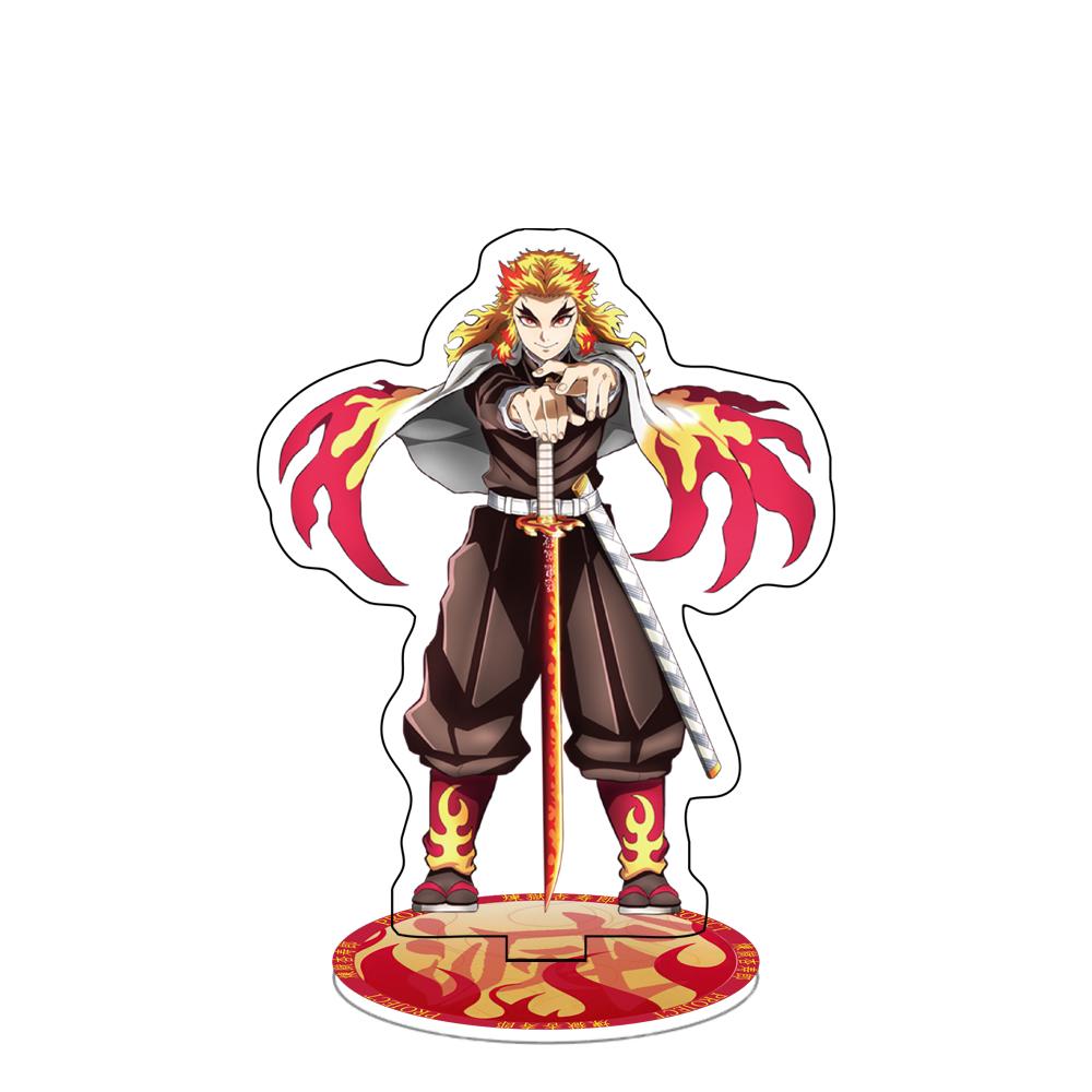 Anime Demon Slayer Peripheral Acrylic Stand Figure Kimetsu No Yaiba Douma Kokushibo Akaza Desktop Decoration Fans Collect Gift