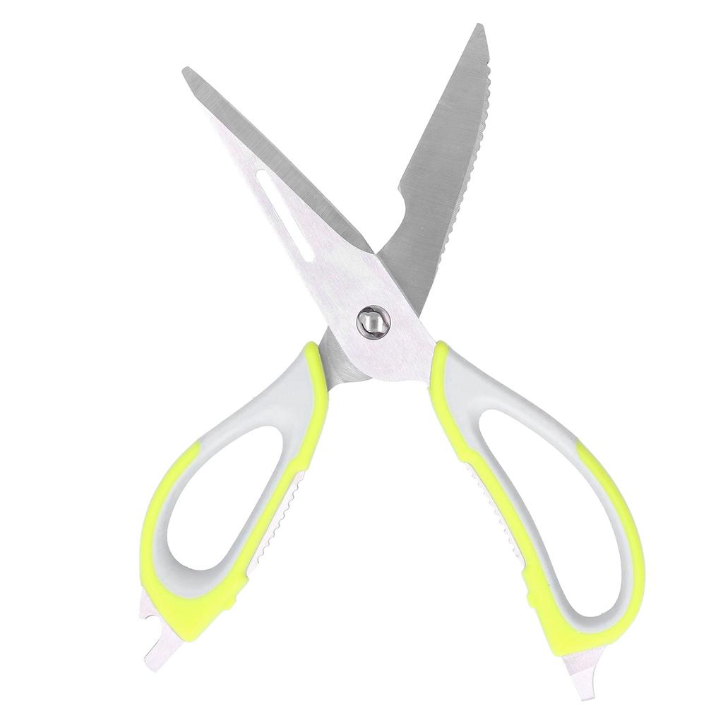 Detachable Kitchen Scissors Multifunctional Stainless Steel Seafood Food Scissors for HomeGreen