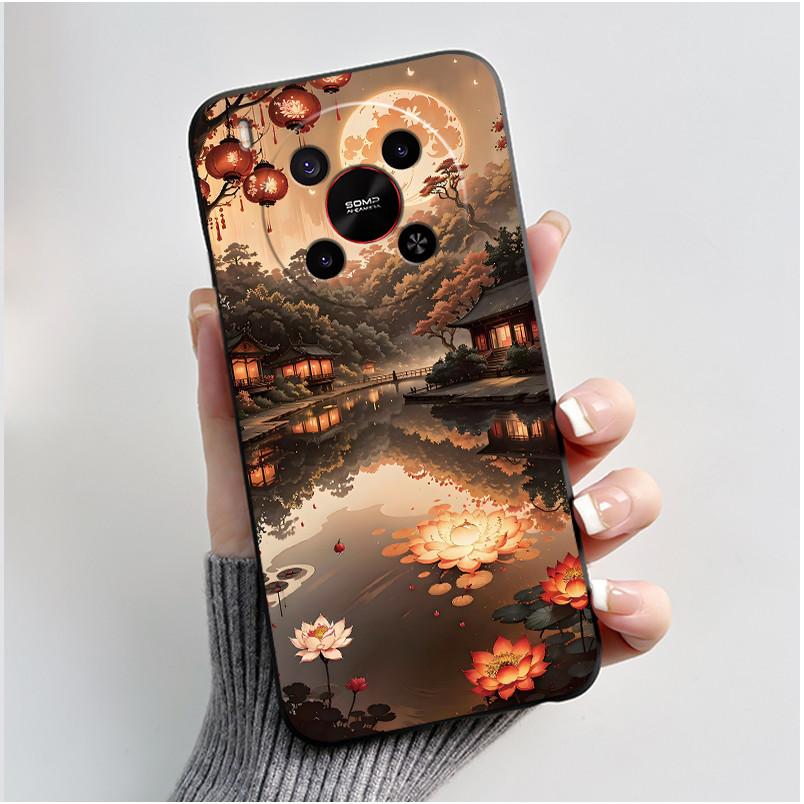 Case For ZTE Blade V70 Max / Nubia V70 Max Phone Case Black Soft Silicone Shockproof Cover Luxury Cute Love Rabbit Funny Casing