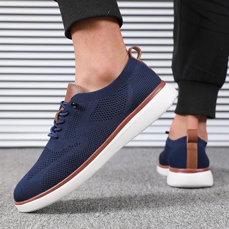 Spring Summer Men'S Casual Sneakers Breathable Mesh Anti Slip Affordable Walking Shoes Comfortable Flat Bottomed Men Board Shoes