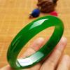 Natural Green Jade Bangle Bracelet Charm Jewellery Fashion Accessories Lucky Amulet Gifts for Women