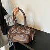 Shoulder Pouch PU Handbag Multiple Pockets PU Leather Shoulder Bag Casual Messenger Bag  Girls