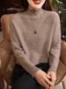 European Hollow Pure Wool Sweater - Women's Autumn/Winter Round Neck Knitwear