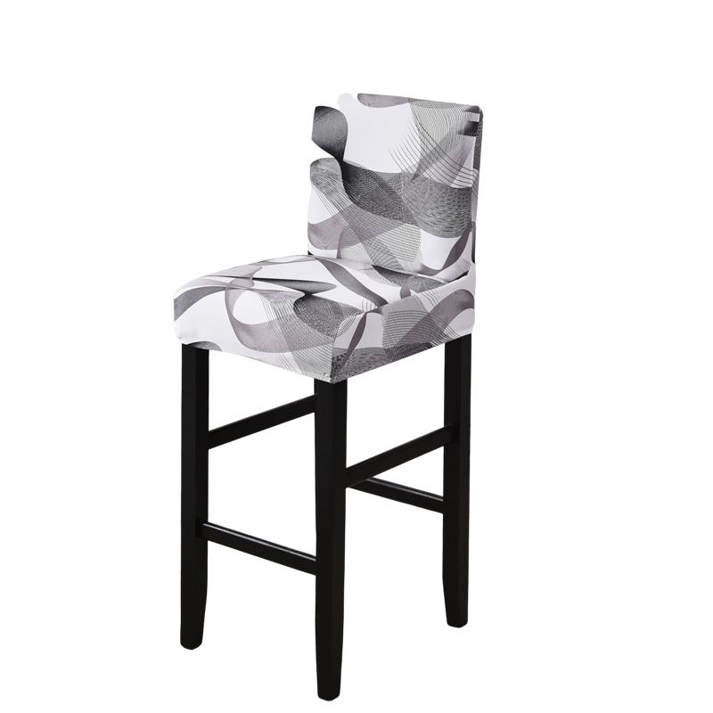 Stretch Bar Stool Covers Stretch Bar Stool Chair Covers, Counter Height Chairs Covers for Kitchen Dining Room Cafe Furniture