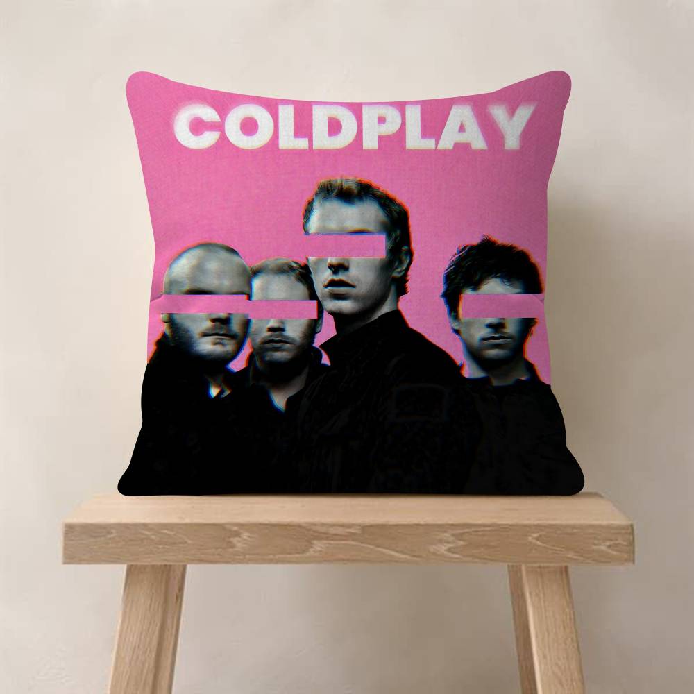 Band CColdplay Moon Music  Cushion Cover Decorative Pillow Sofa Home Decor case pillow cases