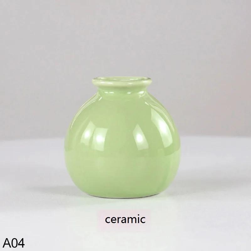 Mini White Pink Ceramics Vase Round Spiral Vase Nordic Creative Flower Arrangement Vases For Home Living Room Coffee Table Decor