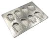 Matsunaga Manufacturing Co., Ltd. Silicone-coated Silver Madeleine Baking Pan 8P MS15