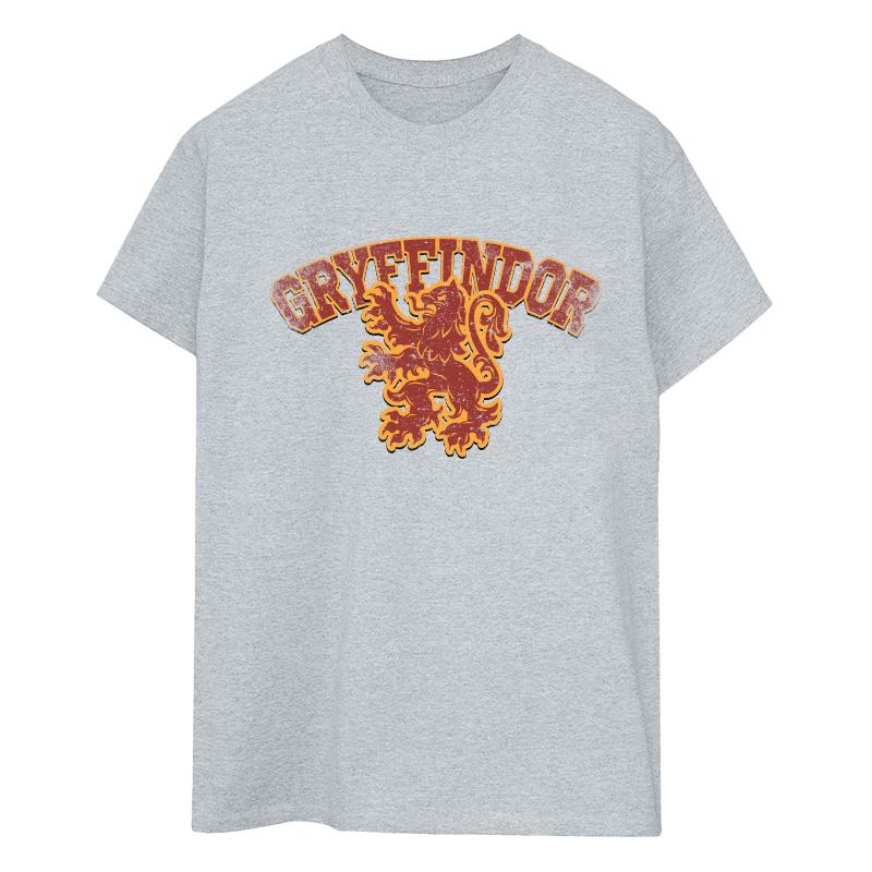 Harry Potter Womens/Ladies Gryffindor Sport Emblem Cotton Boyfriend T-Shirt