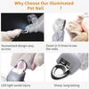 Professional Pet Nail Clippers with LED Light Cat Dog Toenail Trimmer with Safety Guard Sharp Stainless Steel Grooming Scissors