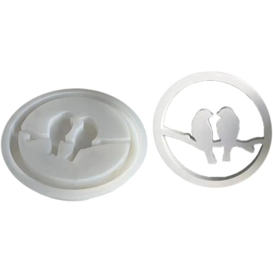 

Cazstyk Flower Wreath Silicones Molds For Epoxy Resin, Bird Wreath Resins Molds For Making Gypsum Decorations Art Craft