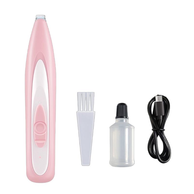 Cats Grooming Shaver with Light Low Noises USB Rechargeable Shaver Pet Hair Trimmers Set Dogs Cats