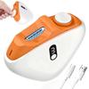 Automatic Nail File Rechargeable Usb Rechargeable Nail Clipper Led Nail Clipper Orange For Home Use Travel  Nails