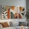 Vintage Canvas Posters Neutral Abstract Shapes Earth-Toned Wall Art Rustic Decor Terra Cotta Prints Living Room Decoration Gifts