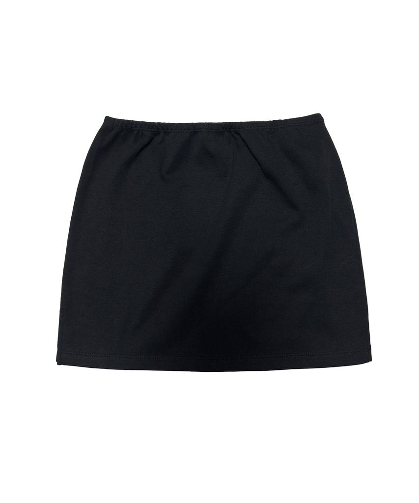 RUSTIC REVERIE Rustic Basic Mini Skirt [Black]