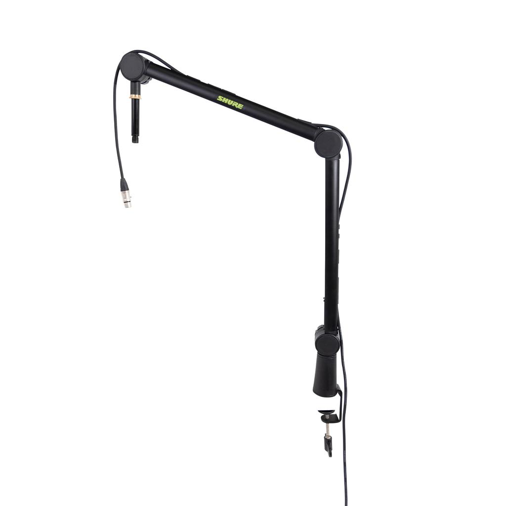 Shure by Gator Desktop Microphone Arm Stand, 94cm Arm Length, 360-Degree Rotating Base, SH-BROADCAST1 [For Audio Recording, Video Streaming, Video