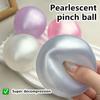 6cm Squishy Pearl Coconut Oil Squeeze Toy Shapeable Slow Rising Stress Relief Toy Vaseline Material Stress Ball Decompression Fidget Sensory Toy