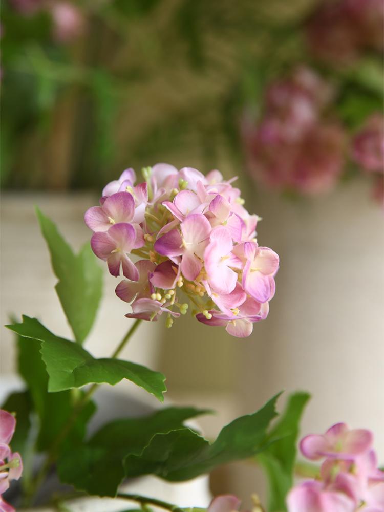 2 Pcs Hydrangea Bouquet Faux Hydrangea Flower Hydrangea 67cm Artificial Flower Faux Flower Table Centerpiece for Home Wedding Bridal Bouquet DIY Decor