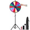 VEVOR 61 cm Farb-Preisscheibe Stativ Bodenständer Farb-Preisscheibe 14 Felder Dry Ease Glücksrad Glücksrad-Spiel