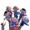 6 Stück Fingerpuppen-Puppe für Kinder Fingerpuppen-Requisiten Interaktives Geschichtenerzählspielzeug zum Lehren und zur Bindung